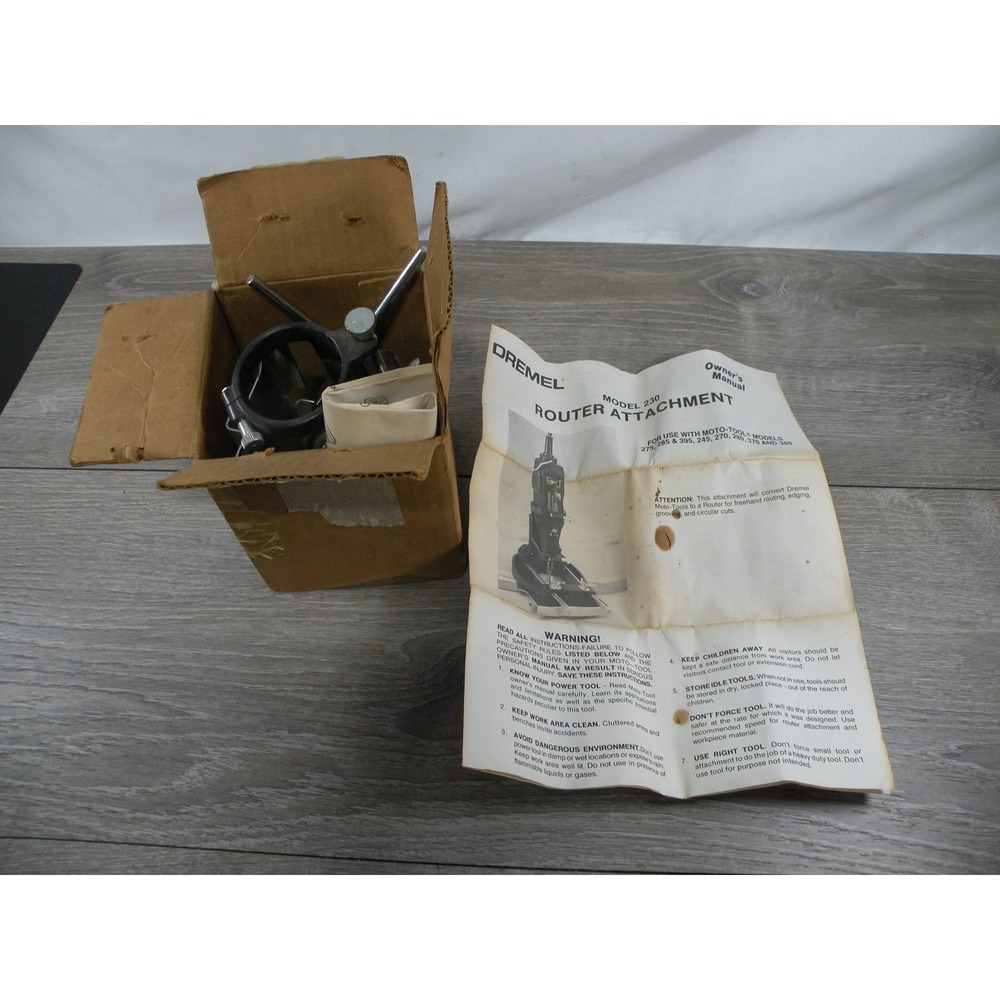 Dremel Model 230 Router Attachment for Moto-Tools